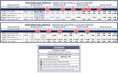 concord coach lines schedule